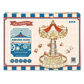 Swing Ride DIY Music Box 3D Wooden Puzzle - Toys Quiz