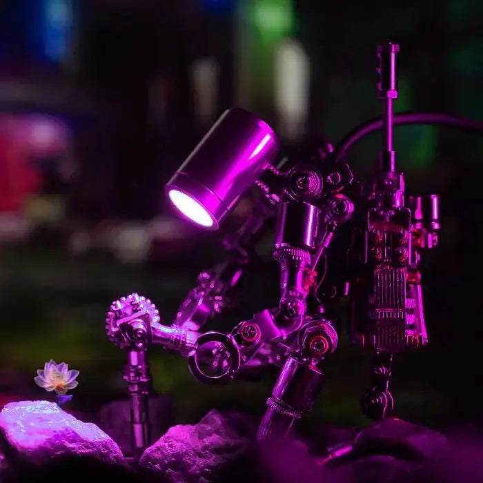 Terminator M 3D metal puzzle model with LED light and poseable parts