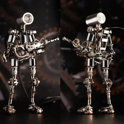 Terminator M 3D metal puzzle model with LED light and poseable parts