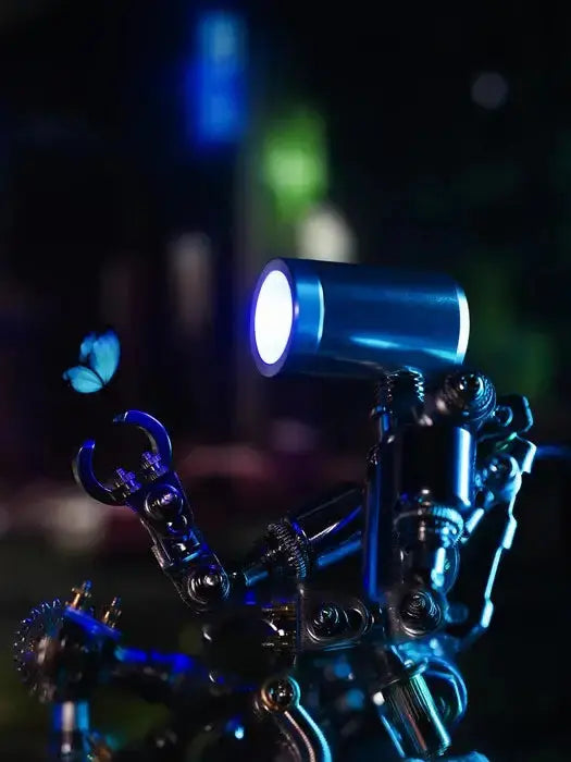 Terminator M 3D metal puzzle model with LED light and poseable parts