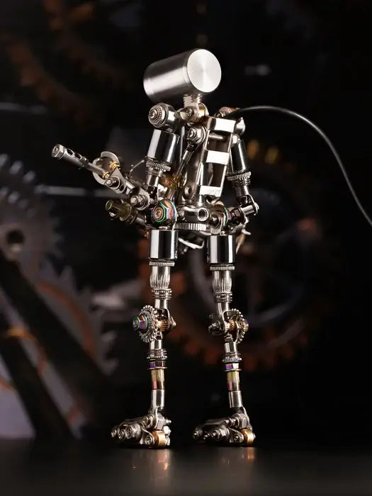 Terminator M 3D metal puzzle model with LED light and poseable parts