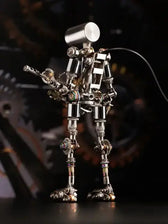 Terminator M 3D metal puzzle model with LED light and poseable parts