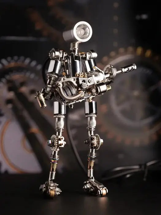 Terminator M 3D metal puzzle model with LED light and poseable parts
