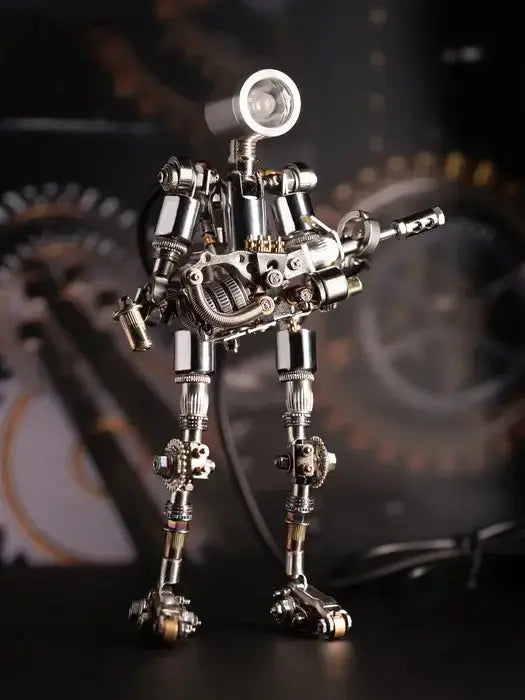 Terminator M 3D metal puzzle model with LED light and poseable parts