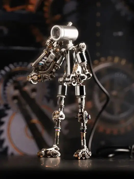 Terminator M 3D metal puzzle model with LED light and poseable parts