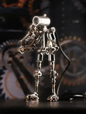 Terminator M 3D metal puzzle model with LED light and poseable parts
