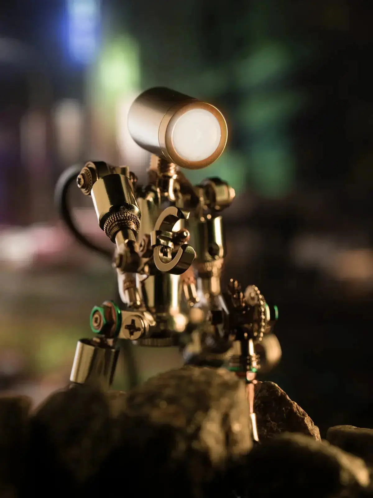 Terminator M 3D metal puzzle model with LED light and poseable parts