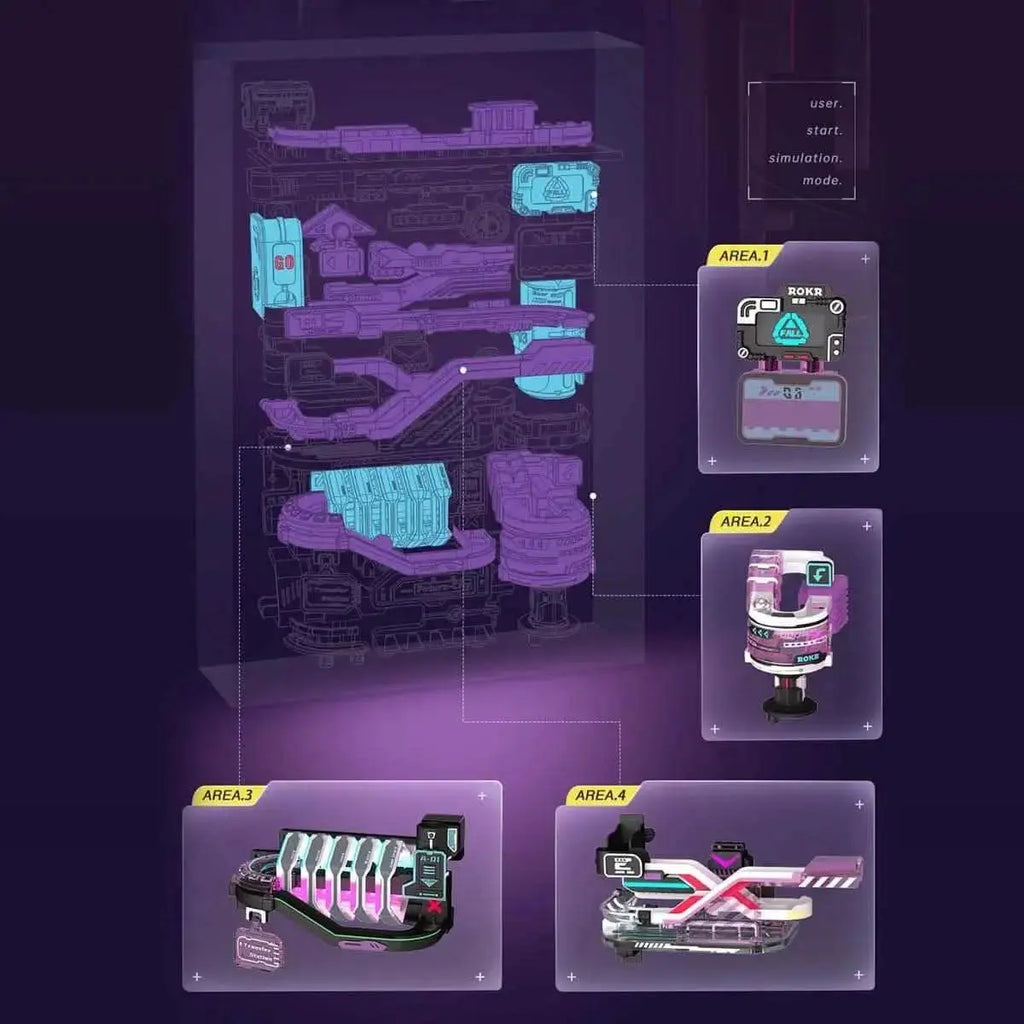 The Future City Marble Run Mechanical 3D Puzzle - Toys Quiz