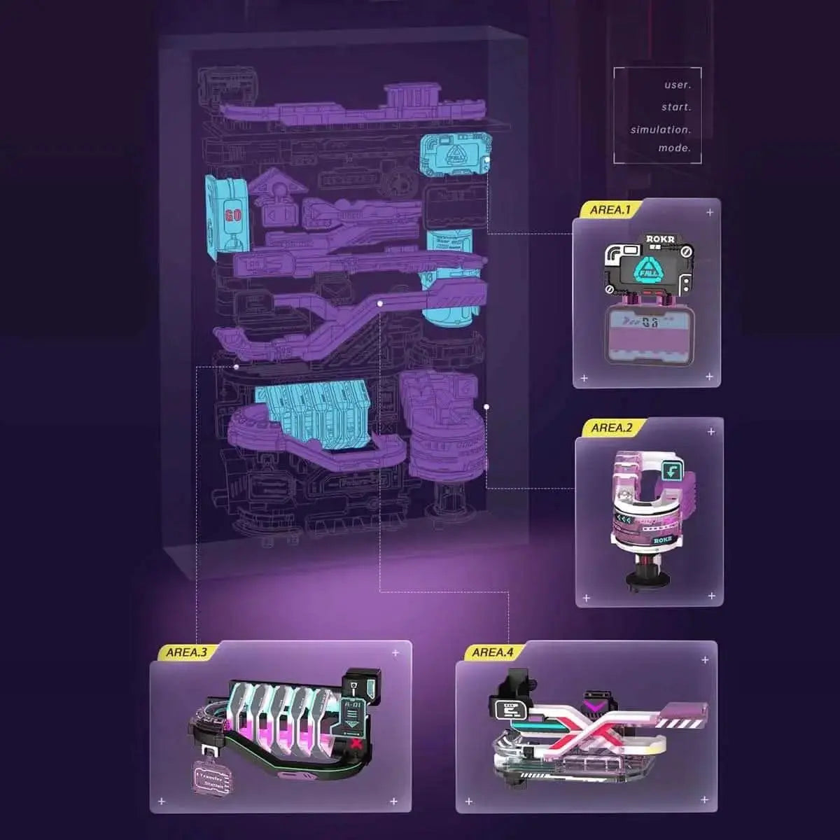 The Future City Marble Run Mechanical 3D Puzzle - Toys Quiz