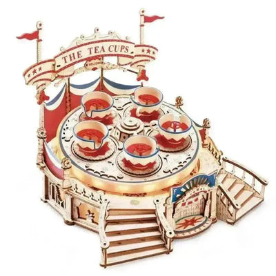 Wooden Music Box – Tilt-A-Whirl DIY 3D puzzle kit - Toys Quiz