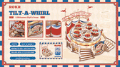Tilt-A-Whirl DIY Music Box 3D Wooden Puzzle - Toys Quiz