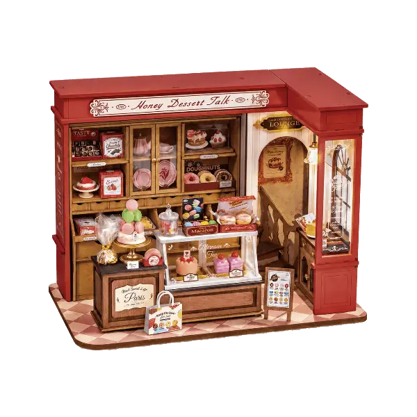 Red Rolife Honey Dessert Talk DG168 miniature dessert shop model