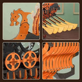 Dřevěné Viking loď puzzle kit pro sběratele a hobbyisty - Toys Quiz