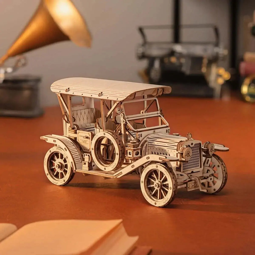 Vintage Car 3D Wooden Puzzle MC801 - Toys Quiz
