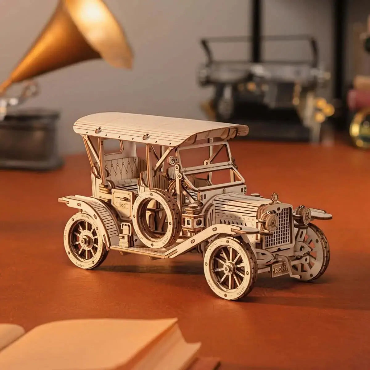 Vintage Car 3D Wooden Puzzle MC801 - Toys Quiz