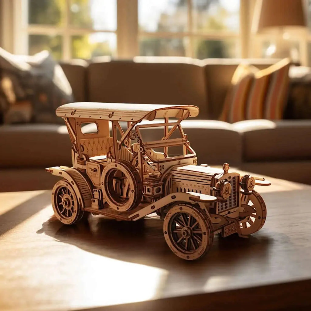 Vintage Car 3D Wooden Puzzle MC801 - Toys Quiz