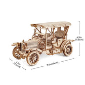 Vintage Car 3D Wooden Puzzle MC801 - Toys Quiz