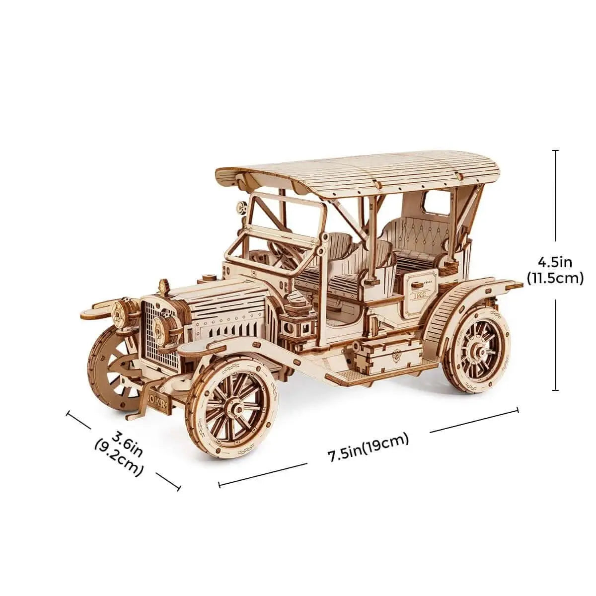 Vintage Car 3D Wooden Puzzle MC801 - Toys Quiz