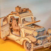 Vintage auto 3D dřevěné puzzle - Toys Quiz