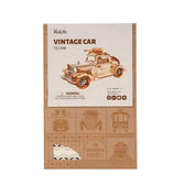 Vintage auto 3D dřevěné puzzle - Toys Quiz