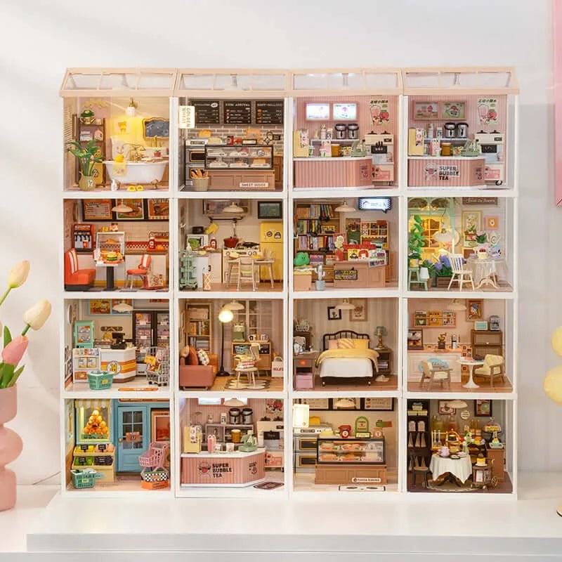 Warm Dining Room DIY Miniature House Kit – handcrafted with elegant accessories - Toys Quiz