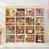 Teplá jídelní místnost DIY Miniature House Kit - ručně vyrobený s elegantním příslušenstvím - Toys Quiz