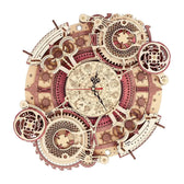 Zodiac Wall Clock Mechanical Time Art Engine - Toys Quiz